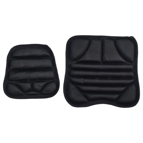 2 x Motorrad-Sitzkissen mit Gelbezug, atmungsaktiv und stoßdämpfendes Design von TIANHENGMart