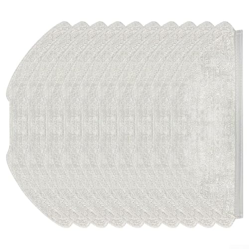4/10 Stück Mikrofaser-Mopptuch, Wischmopp-Pad-Ersatz, speziell für Airrobo T20+ Modelle, waschbare, wiederverwendbare Wischtücher (10 Stück) von TIANHENGMart