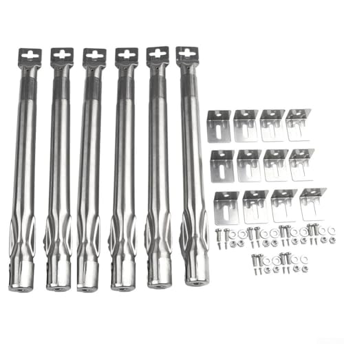 6-teiliges Grillbrenner-Ersatz-Set für Gasgrills aus Edelstahl 6-teiliges Grillbrenner-Ersatz-Set für Gasgrills aus Edelstahl von TIANHENGMart