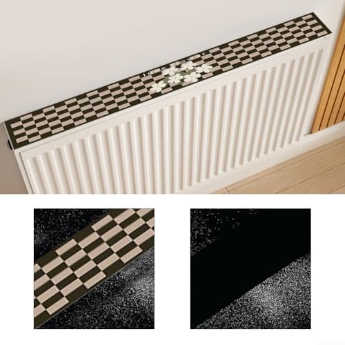 Ästhetisches magnetisiertes Heizkörper-Pad, das Staub effektiv blockiert und gleichzeitig eine stilvolle Abdeckung unansehnlicher Heizelemente bietet (200 cm) von TIANHENGMart