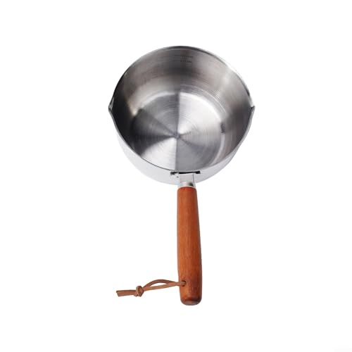 Culinary Convenience Kompakter Edelstahl-Topf für den täglichen Gebrauch (500 ml) von TIANHENGMart