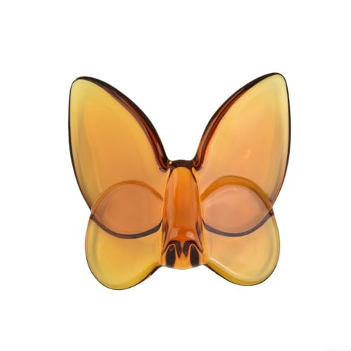 Dekorativer Glas-Schmetterling für Zuhause und Party, auffallend für Kristall-Design (orange) von TIANHENGMart