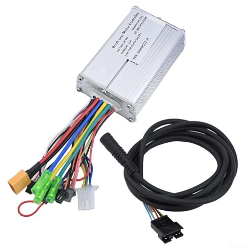 E-Bike Brushless Motor Controller, Bürstenloser Controller 1000W mit Display-Adapterkabel für E-Bike/Scooter, Motordrehzahlregler von TIANHENGMart