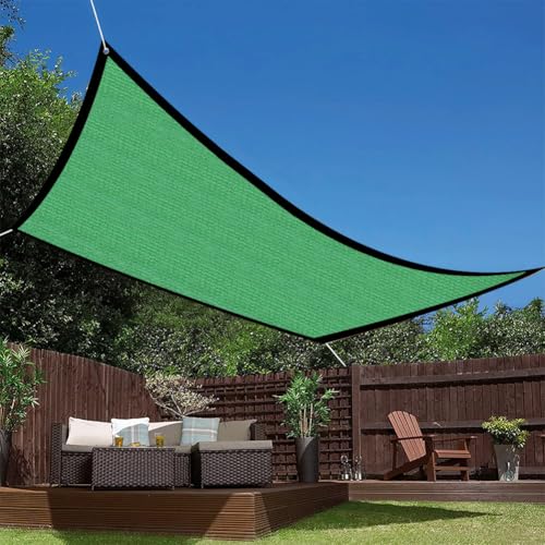 Effektiver Windschutz Gartennetz in Grün, geeignet für verschiedene Outdoor-Anwendungen wie Fischteiche (2 x 4 Meter) von TIANHENGMart
