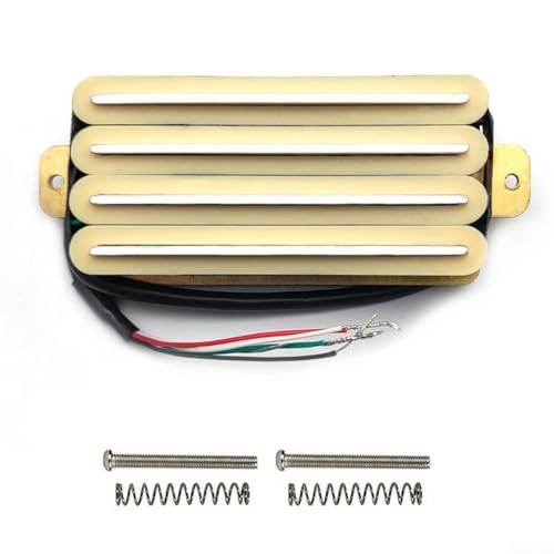 Essential Humbucker Bridge Pickup 4 Wire Configuration Tailored to Fit Various Electric Guitars (Beige) von TIANHENGMart