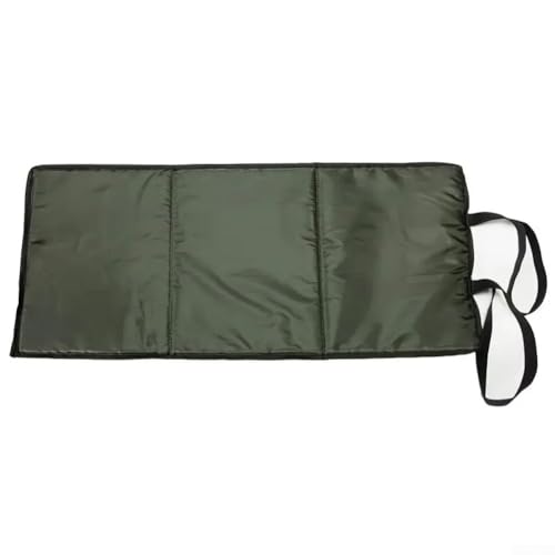 Faltbares Fischkissen, 3-lagig, stoßdämpfend, Schaumstoff-Pad mit Multi-Dämpfungsschutz, für Angeln, wasserdicht, Polyester, Armeegrün von TIANHENGMart