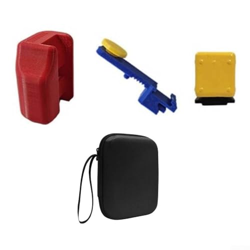 Für DJI Action3/4/5 kompatibles Auslöserknopf-Set mit Seitengriff, Aufbewahrungstasche und Blitzschuh-Abdeckung, kompaktes EVA-Design (4-teiliges Set) von TIANHENGMart