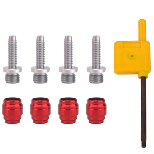 Für SRAM-A-Majig Hydraulisches Bremsenentlüftungsset mit Nadel und Anti-Leck-O-Ring-Design, geeignet für die Verwendung mit DOT- und Mineralölflüssigkeiten (A) von TIANHENGMart