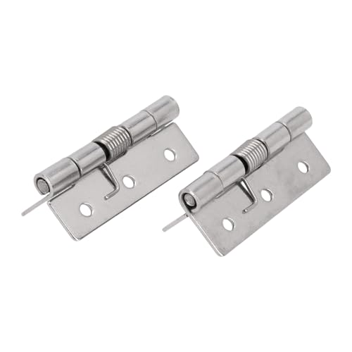 Gebautes Edelstahl-Scharnier-Set mit automatischem Verschlussmechanismus in einem praktischen 2er-Pack (6,3 cm) von TIANHENGMart