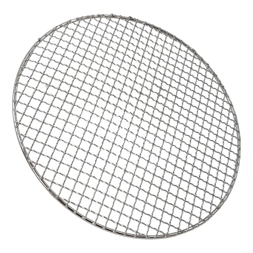 Grillgitter aus Edelstahl, ideal zum Kochen an Feuerstellen und Grills (330 mm) von TIANHENGMart