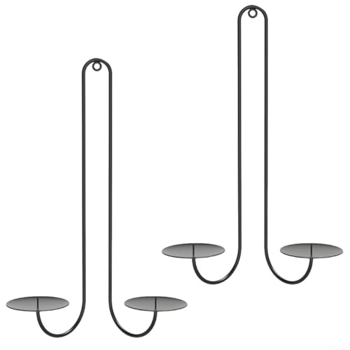 Kerzenhalter Wanddeko 2er Set Elegantes Design zur Verschönerung der Atmosphäre in jedem Raum Kerzenhalter Wanddeko 2er Set Elegantes Design zur Verschönerung der Atmosphäre in jedem Raum von TIANHENGMart