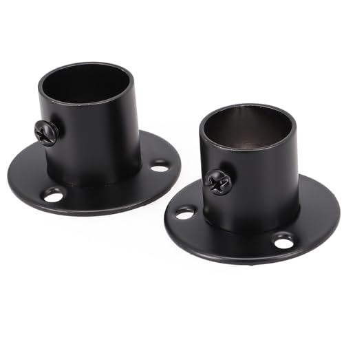Kleiderschrankhalterung aus Edelstahl für optimale Nutzung von Handtuch- und Kleiderstangen (22 mm) von TIANHENGMart