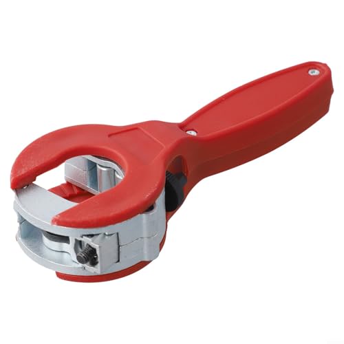 Kompakter Ratschen-Rohrschneider, Ratschen-Rohrschneider, Werkzeug für 8–29 mm Edelstahl, Kupfer, Aluminium, sicher für den professionellen und Heimwerkergebrauch (rot) von TIANHENGMart