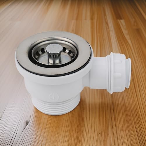 Küchenspüle-Korb-Sieb, Edelstahl, 70 mm, PP-Flansch, Mini-Korb-Sieb für die meisten Standard-Küchen von TIANHENGMart