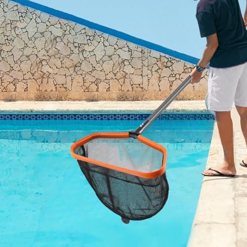 Pool Net Skimmer, Pool Skimmer Netz, Teichreinigung Mesh Netz mit Tasche, Dual-Layer Deep Mesh für Reinigung Pools, Spas von TIANHENGMart
