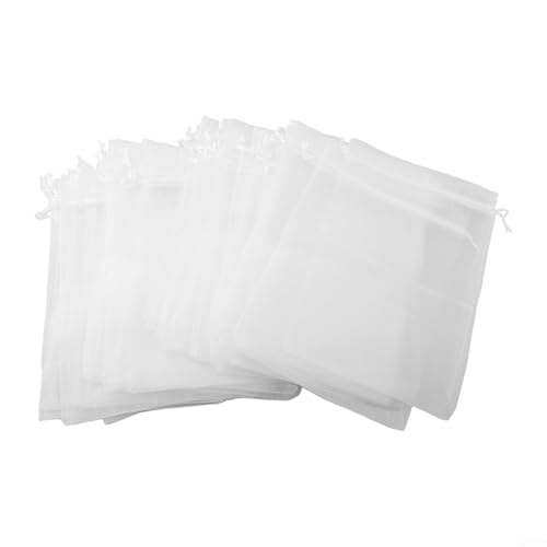 Premium Obst-Sicherheits-Beutel, 100 Stück, schützendes Organza-Netz für Ihren Haus- und Gartenbedarf (20 x 30 cm) von TIANHENGMart