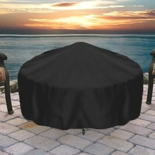 Runde Feuerschutzhaube für den Außenbereich, wetterfester Schutz für Terrasse und Garten (120 x 20 cm) von TIANHENGMart