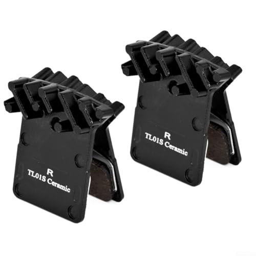 Scheibenbremsbeläge mit Rückplatte aus Legierung und Kühlrippe für L04C, L05A, K04S, K05S für Rennrad, Mountainbike, Radfahren, Bremssystem (2er-Pack) von TIANHENGMart