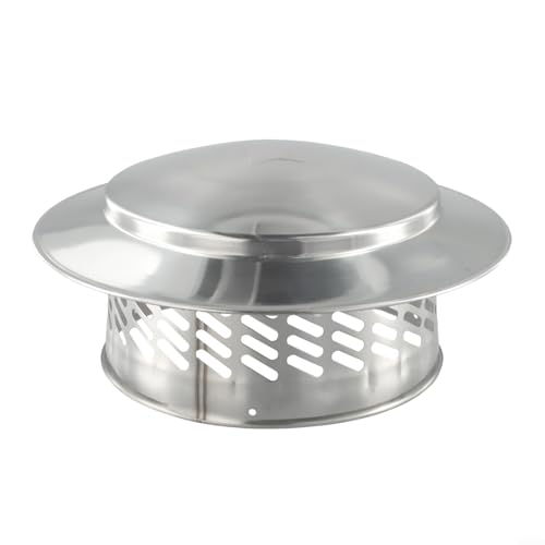 Schornsteinkappe aus Edelstahl für effektiven Schutz vor Witterungseinflüssen (200 mm) von TIANHENGMart