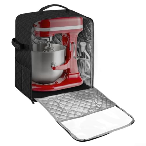 Staubschutz für KitchenAid gesteppte Nylon-Schutztasche mit mehreren Taschen für 678 Quart Modelle (l) von TIANHENGMart