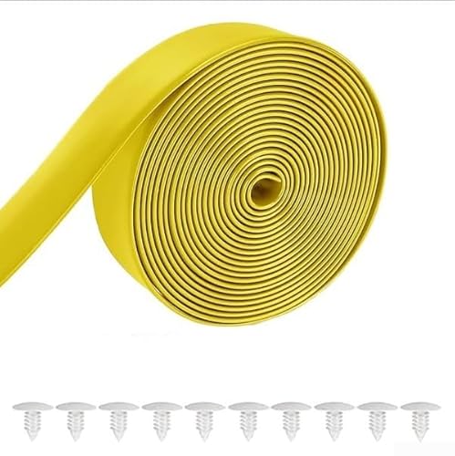 Stuhl-Reparaturband, 3 m, PVC-Reparaturriemen mit 10 Nägeln für Strand, Terrasse und Rasen (gelb) von TIANHENGMart