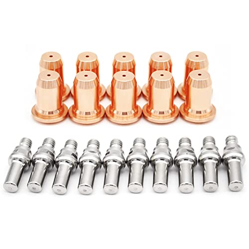 TIANLYLIN 10 Stück 52582 Elektrode und 10 Stück 51313 Spitzendüse 1,0 mm IPT-60 PT-60 IPT-40 PT-40 für Plasmaschneider Taschenlampe IPT-60 PT60 TIANLYLIN 10 Stück 52582 Elektrode und 10 Stück 51313 Spitzendüse 1,0 mm IPT-60 PT-60 IPT-40 PT-40 für Plasmaschneider Taschenlampe IPT-60 PT60 von TIANLYLIN