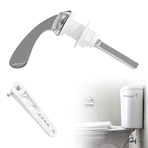 TIANNAIT 1 x Metall-WC-Spülgriff, WC-Spülgriff, Badezimmer-Zubehör, WC-Spülkasten-Ersatzgriff, geeignet für die meisten WC-Spülkästen, Toiletten, Badezimmer. von TIANNAIT