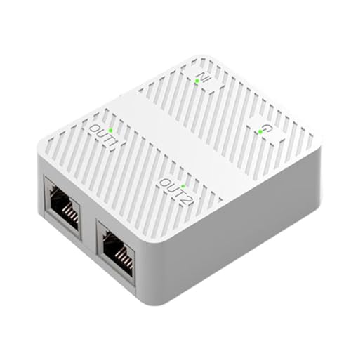 TIANQUXNGI RJ45 Ethernet Kabel Splitter Zwei Geräte Zugang Internet mit Ladekabel Extender Netzwerkkabel Splitter von TIANQUXNGI