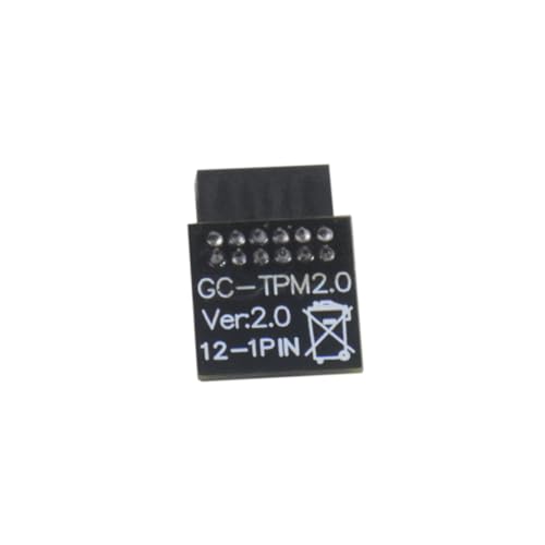 TIANQUXNGI TPM 2.0 Verschlüsselungssicherheitsmodul LPC 12Pin TPM2.0 Remote Card Security Module für Win11 für Motherboards TIANQUXNGI TPM 2.0 Verschlüsselungssicherheitsmodul LPC 12Pin TPM2.0 Remote Card Security Module für Win11 für Motherboards von TIANQUXNGI