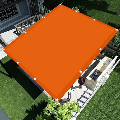 Garten Schattierungsnetz 6 x 6 m UV Schutz Windschutz Wetterbeständig Sichtschutz Garten Schattennetz mit Ösen Segeltuch 4 × 1.5 M Seile für Camping, Orange Garten Schattierungsnetz 6 x 6 m UV Schutz Windschutz Wetterbeständig Sichtschutz Garten Schattennetz mit Ösen Segeltuch 4 × 1.5 M Seile für Camping, Orange von TIANTMIN
