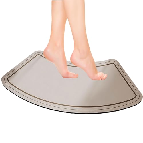 Saugfähige Badematte – Schnelltrocknend, Gebogene Duschmatte, Rutschfest + Weich, Reinigung Mit Einer Spülung/keine Wasserflecken, Faltbar + Leicht Zu Verstauen, Für Badezimmer, Küche ,45*90cm,A Saugfähige Badematte – Schnelltrocknend, Gebogene Duschmatte, Rutschfest + Weich, Reinigung Mit Einer Spülung/keine Wasserflecken, Faltbar + Leicht Zu Verstauen, Für Badezimmer, Küche ,45*90cm,A von TIANTOO