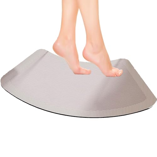 Saugfähige Badematte – Schnelltrocknend, Gebogene Duschmatte, Rutschfest + Weich, Reinigung Mit Einer Spülung/keine Wasserflecken, Faltbar + Leicht Zu Verstauen, Für Badezimmer, Küche ,45*90cm,G Saugfähige Badematte – Schnelltrocknend, Gebogene Duschmatte, Rutschfest + Weich, Reinigung Mit Einer Spülung/keine Wasserflecken, Faltbar + Leicht Zu Verstauen, Für Badezimmer, Küche ,45*90cm,G von TIANTOO