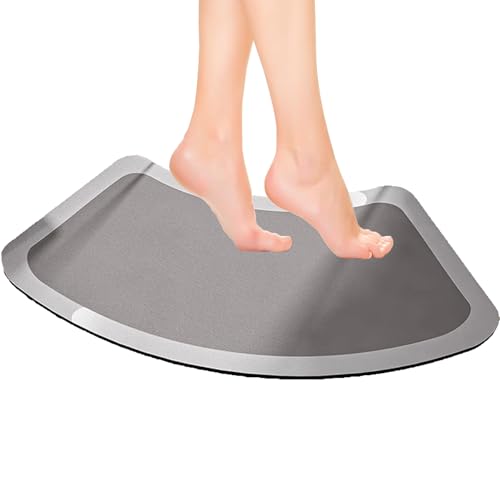 Saugfähige Badematte – Schnelltrocknend, Gebogene Duschmatte, Rutschfest + Weich, Reinigung Mit Einer Spülung/keine Wasserflecken, Faltbar + Leicht Zu Verstauen, Für Badezimmer, Küche ,60*120cm,C Saugfähige Badematte – Schnelltrocknend, Gebogene Duschmatte, Rutschfest + Weich, Reinigung Mit Einer Spülung/keine Wasserflecken, Faltbar + Leicht Zu Verstauen, Für Badezimmer, Küche ,60*120cm,C von TIANTOO