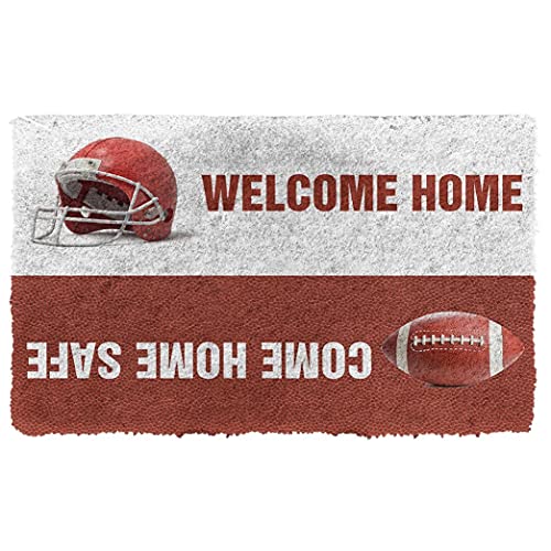 TIANTUR Fussmatte aussen American Football Welcome Home Custom Fußmatte Reko Oohnzimmer 16"x24" von TIANTUR