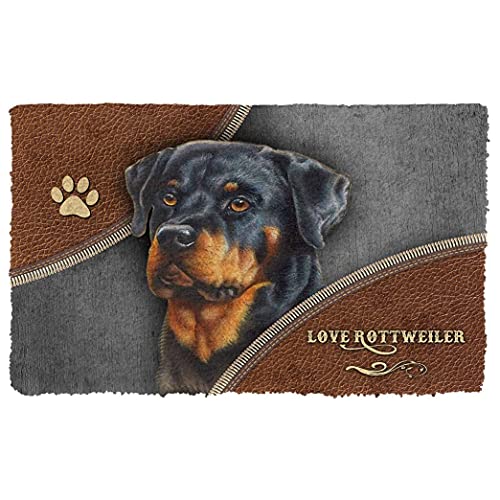 TIANTUR Fussmatte aussen Rottweiler Fußmatte Reko Oohnzimmer 20"x32" von TIANTUR