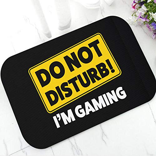 TIANTUR Nerd Lustig Nicht stören Ich Bin Spiele Fußmatte für Gamer Videospiele Cooles Spiel Fußmatte Geek Spiele Teppich Teppich Wohnkultur Geschenke Schlafzimmer deko Wohnzimmer 16"x24" von TIANTUR