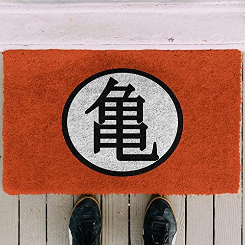 TIANTURNM Anime Fußmatte außen innen DBZ Turtle School 16"x24" Orange von TIANTURNM
