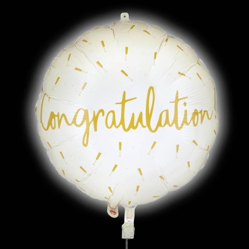 TIB Heyne Folienballon LED-Gigaloon Congratulation TIB Heyne Folienballon LED-Gigaloon Congratulation von TIB Heyne