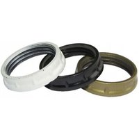3er-Set Ringe für E14 TIBELEC Fassung, Kunststoff, Schwarz, Weiß und Gold TIBELEC von TIBELEC