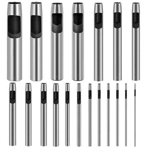 TIBOO DAY Leder-Lochstanzer, 1 mm, 1 mm, 1,5 mm, 2 mm, 2,5 mm, 3 mm, 3,5 mm, 4 mm, 4,5 mm, 5 mm, 5,5 mm, 6 mm, 7 mm, 8 mm, 9 mm, 10 mm, 11 mm, 12 mm, 13 mm, 16 mm, runde Hohllochstanzer, Karbonstahl TIBOO DAY Leder-Lochstanzer, 1 mm, 1 mm, 1,5 mm, 2 mm, 2,5 mm, 3 mm, 3,5 mm, 4 mm, 4,5 mm, 5 mm, 5,5 mm, 6 mm, 7 mm, 8 mm, 9 mm, 10 mm, 11 mm, 12 mm, 13 mm, 16 mm, runde Hohllochstanzer, Karbonstahl von TIBOO DAY