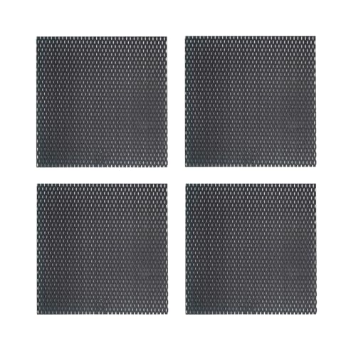 TIBROMTACK 4 PCS MMO/DSA Titanium Anode Mesh Panel Coated with Ruthenium-Iridium, 100 * 100 * 1 mm, for Electrochemical Application, Water Electrolysis, Sewage Treatment and Machine Cleaning von TIBROMTACK