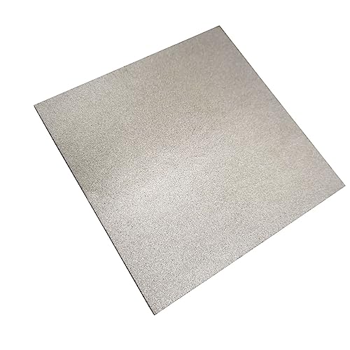 TIBROMTACK Gesinterte Titanplatte, poröses Titan-Filterblatt für PEM-Wasserstofferzeugung, Präzisionsfiltrationsindustrie, 100 x 100 x 1 mm Mikrometer, poröser Filter (100 x 100 x 1 mm, 10 um) von TIBROMTACK