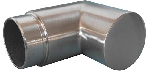 Endstück Ecke für Rundrohr 42,4 x 2 mm Rohrabschluß Geländer Handlauf Edelstahl Endstück Ecke für Rundrohr 42,4 x 2 mm Rohrabschluß Geländer Handlauf Edelstahl von TIBU