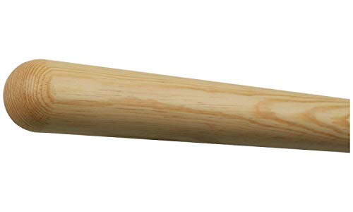 TIBU Kiefer Handlauf lackiert Ø 42 mm mit bearbeiteten Enden ohne Handlaufhalter Länge: 1400 mm / 140 cm / 1,4 m Endstück: Halbkugel gefräst von TIBU