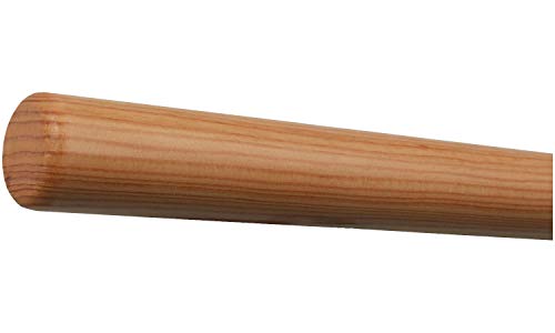Lärche Holz Handlauf lackiert Ø 42 mm mit bearbeiteten Enden ohne Halter Länge: 1600 mm / 160 cm / 1,6 m Enden:Radius gefräst von TIBU
