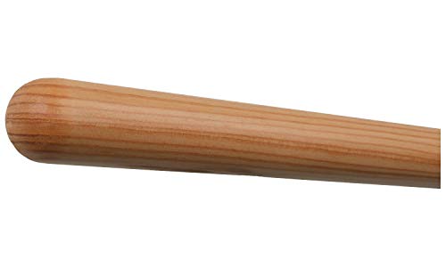 Lärche Holz Handlauf lackiert Ø 42 mm mit bearbeiteten Enden ohne Halter Länge: 4000 mm / 400 cm / 4,0 m Enden:Halbkugel gefräst von TIBU