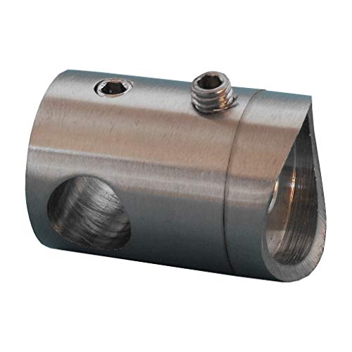 Querstabhalter PfostenØ 42,4 StabØ10mm Strebenhalter Stabhalter Traversenhalter von TIBU