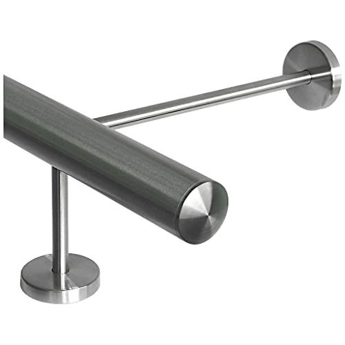 TIBU Fußstütze V2A Edelstahl Ø 42,4 mm 30-590 cm, Länge= 500 cm 6 Paar Halter 10/20 cm Barstange Tresenstange TIBU Fußstütze V2A Edelstahl Ø 42,4 mm 30-590 cm, Länge= 500 cm 6 Paar Halter 10/20 cm Barstange Tresenstange von TIBU