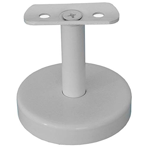 TIBU Handlaufhalter Modell U Edelstahlhalter Weiss pulverbeschichtet gerade mit Halterplatte TIBU Handlaufhalter Modell U Edelstahlhalter Weiss pulverbeschichtet gerade mit Halterplatte von TIBU