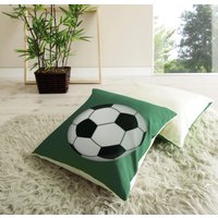 Kissen-Set "Goal" grün-weiß von TICAA